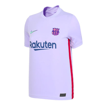 Nike Kids FC Barcelona 2021/22 Stadium Away Jersey Purple Pulse