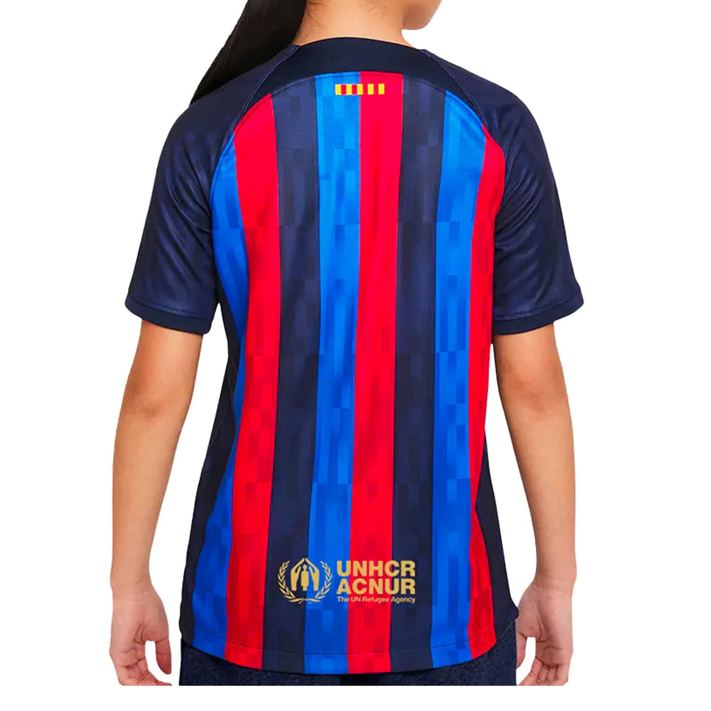 Nike Kids FC Barcelona 2022/23 Home Jersey Obsidian/Sesame