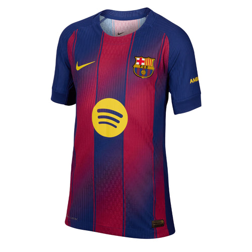 Nike Kids FC Barcelona 2025/26 Dri-FIT ADV Home Jersey Royal Blue/Red/MidWest Gold
