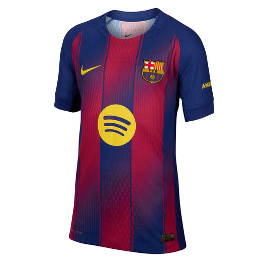 Nike Kids FC Barcelona 2025/26 Dri-FIT ADV Home Jersey Royal Blue/Red/MidWest Gold