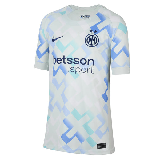Nike Kids Inter Milan 2025/26 Away Jersey Ghost Aqua/White/Blue Void