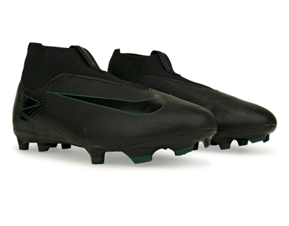 Nike Kids Zoom Mercurial Superfly 10 Academy FG/MG Black/Deep Jungle
