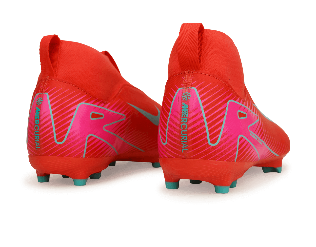 Nike Kids Zoom Mercurial Superfly 10 Academy FG/MG Ember Glow/Aurora Green