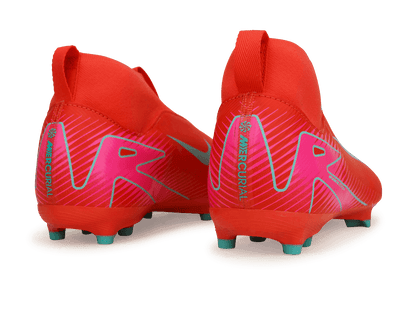 Nike Kids Zoom Mercurial Superfly 10 Academy FG/MG Ember Glow/Aurora Green