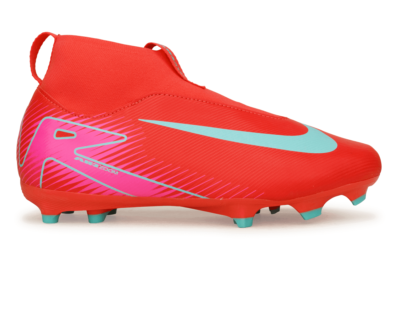 Nike Kids Zoom Mercurial Superfly 10 Academy FG/MG Ember Glow/Aurora Green