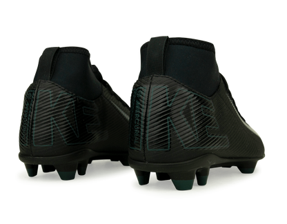 Nike Kids Zoom Mercurial Superfly 10 Club FG/MG Black/Deep Jungle