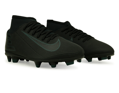 Nike Kids Zoom Mercurial Superfly 10 Club FG/MG Black/Deep Jungle