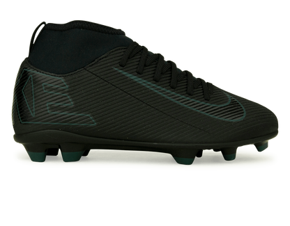 Nike Kids Zoom Mercurial Superfly 10 Club FG/MG Black/Deep Jungle
