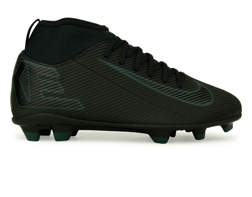 Nike Kids Zoom Mercurial Superfly 10 Club FG/MG Black/Deep Jungle