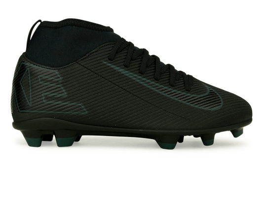 Nike Kids Zoom Mercurial Superfly 10 Club FG/MG Black/Deep Jungle