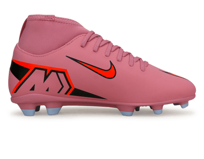 Nike Kids Mercurial Superfly 10 Club FG/MG Magic Flamingo/Black