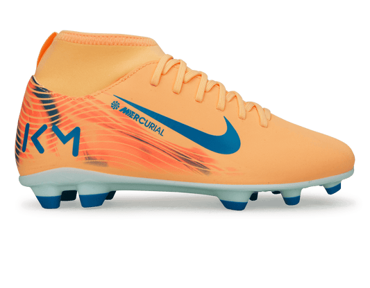 Nike Kids Zoom Mercurial Superfly 10 Club 'Kylian Mbappe' FG/MG Melon Tint/igloo