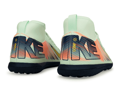 Nike Kids Mercurial Superfly 10 Club MDS 009 TF Barely Green/Metallic Gold