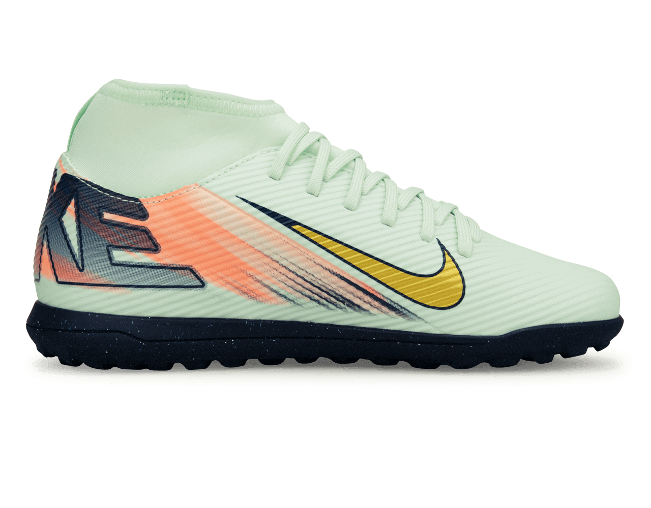 Nike Kids Mercurial Superfly 10 Club MDS 009 TF Barely Green/Metallic Gold