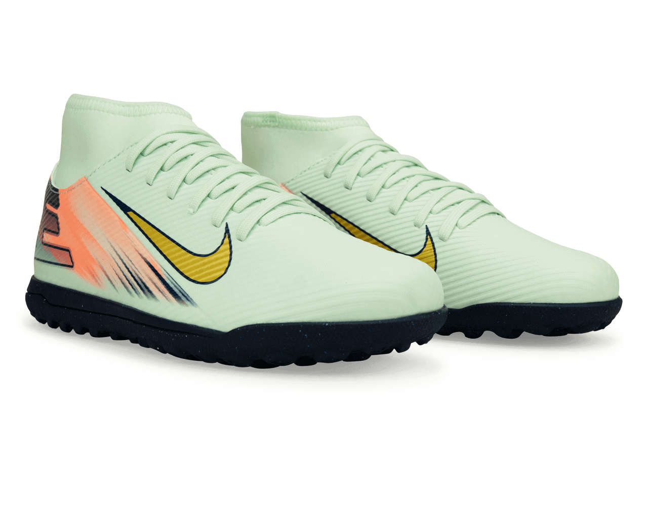 Nike Kids Mercurial Superfly 10 Club MDS 009 TF Barely Green/Metallic Gold