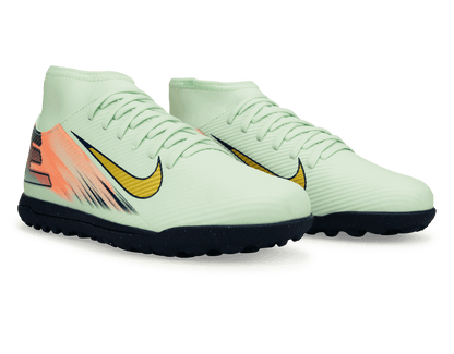 Nike Kids Mercurial Superfly 10 Club MDS 009 TF Barely Green/Metallic Gold