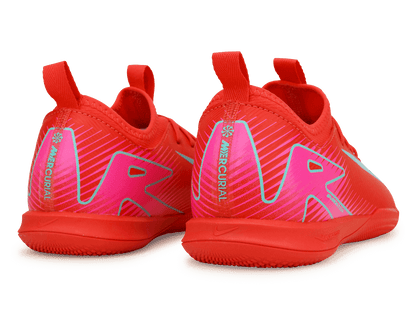 Nike Kids Zoom Mercurial Vapor 16 Academy IC Ember Glow/Aurora Green