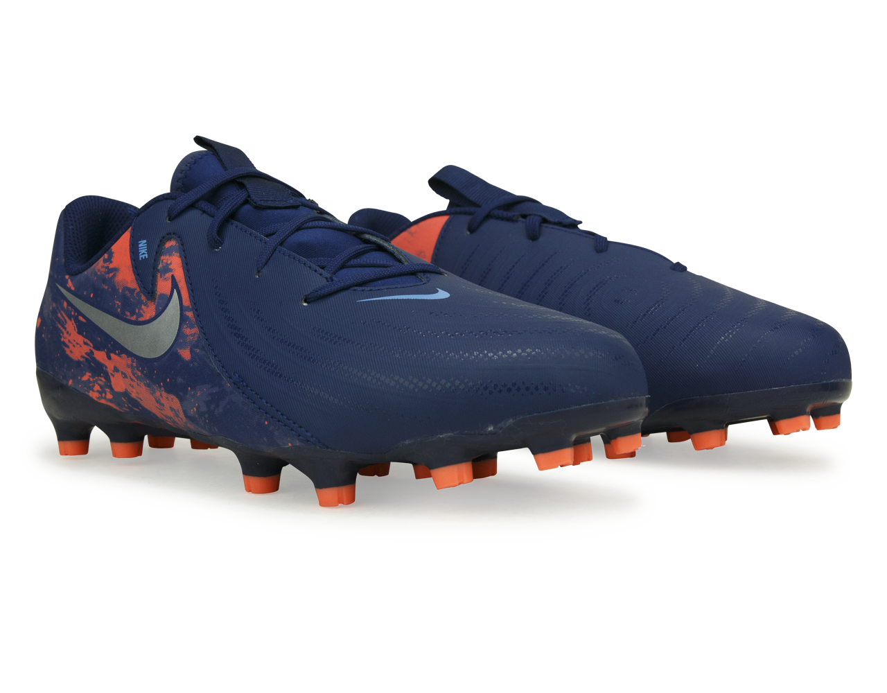 Nike Kids Erling Haaland Phantom GX II Academy FG/MG Blue Void/Chrome