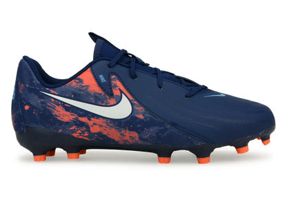 Nike Kids Erling Haaland Phantom GX II Academy FG/MG Blue Void/Chrome