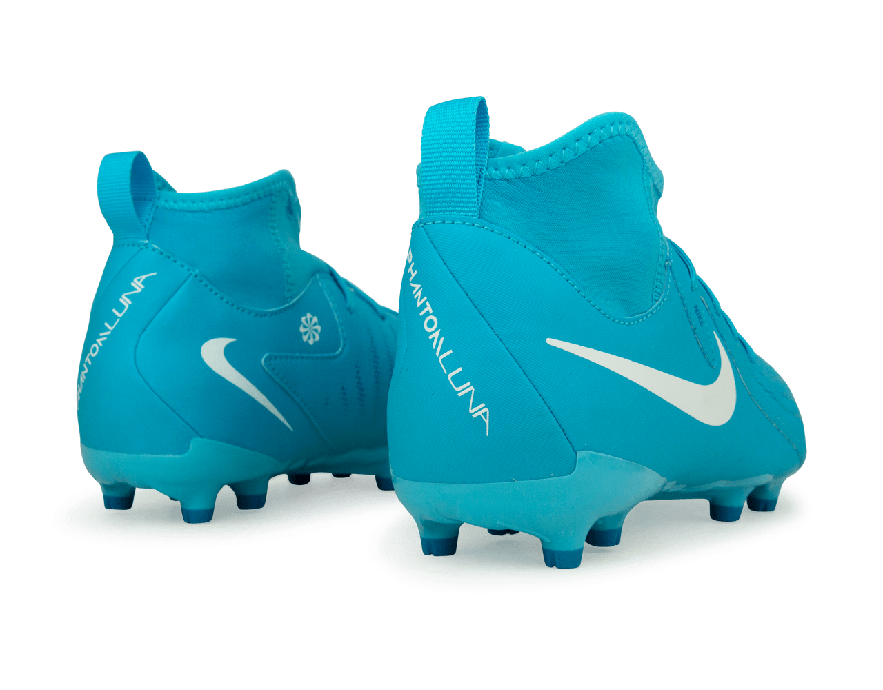 Nike Kids Phantom Luna II Academy FG/MG Blue Fury/White