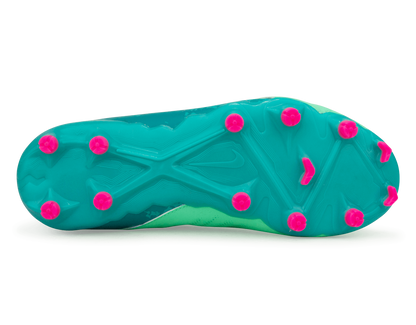 Nike Kids Phantom Luna II Academy LV8 FG/MG Green Glow/Black