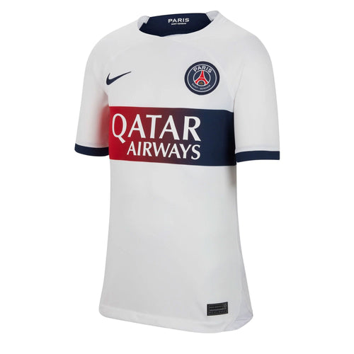 Nike Kids PSG 2023/24 Away Jersey White