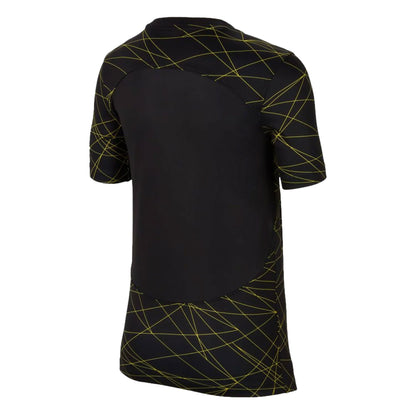 Nike Kids PSG 2022/23 Fourth Jersey Black/Yellow