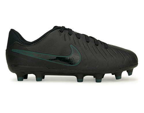 Nike Kids Tiempo Legend 10 Academy FG Black/Deep Jungle