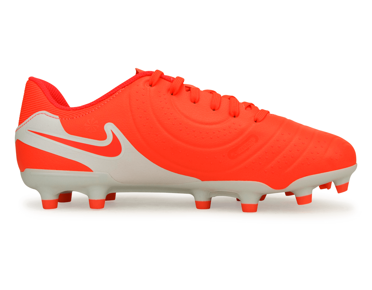 Nike Kids Tiempo Legend 10 Academy FG/MG Hot Lava/White
