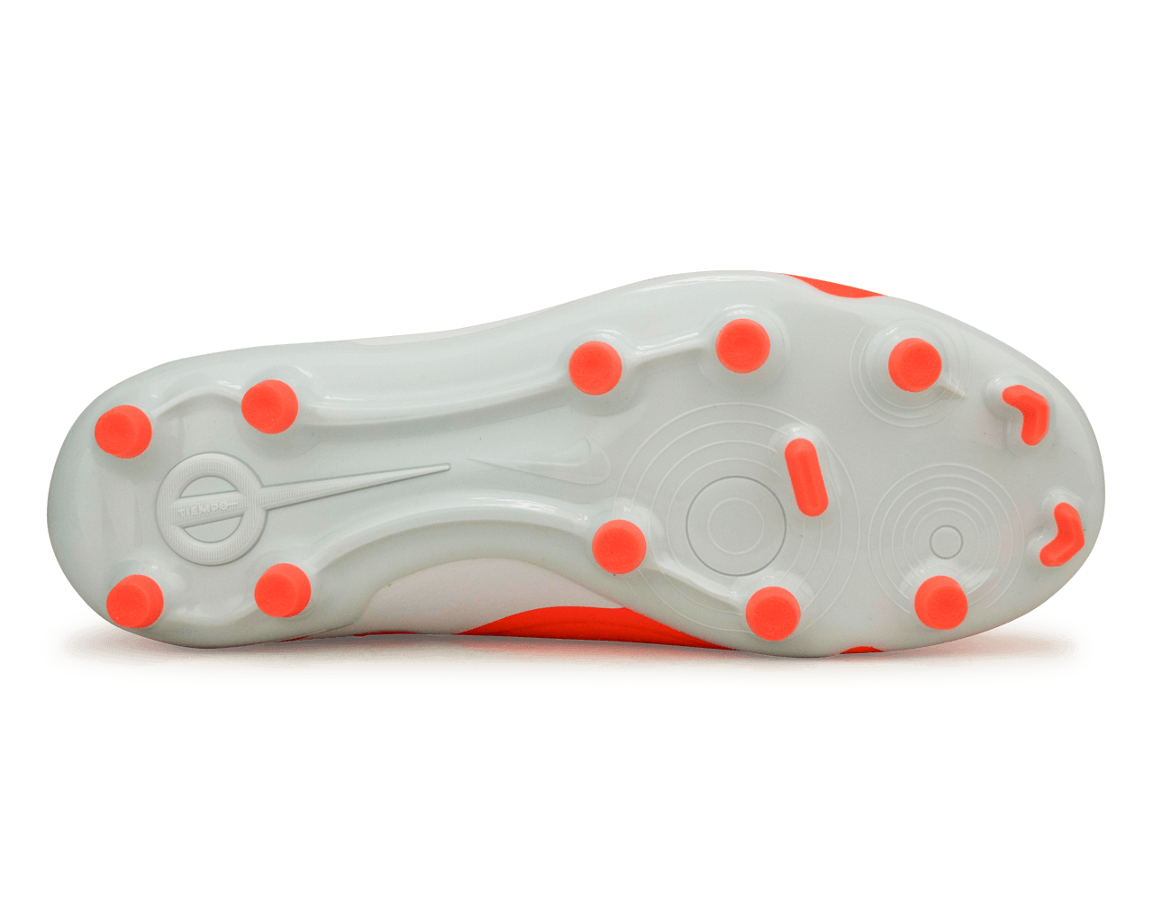 Nike Kids Tiempo Legend 10 Academy FG/MG Hot Lava/White