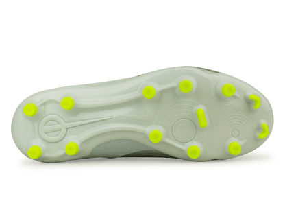 Nike Kids Tiempo Legend 10 Academy FG/MG Silver/Black/Volt