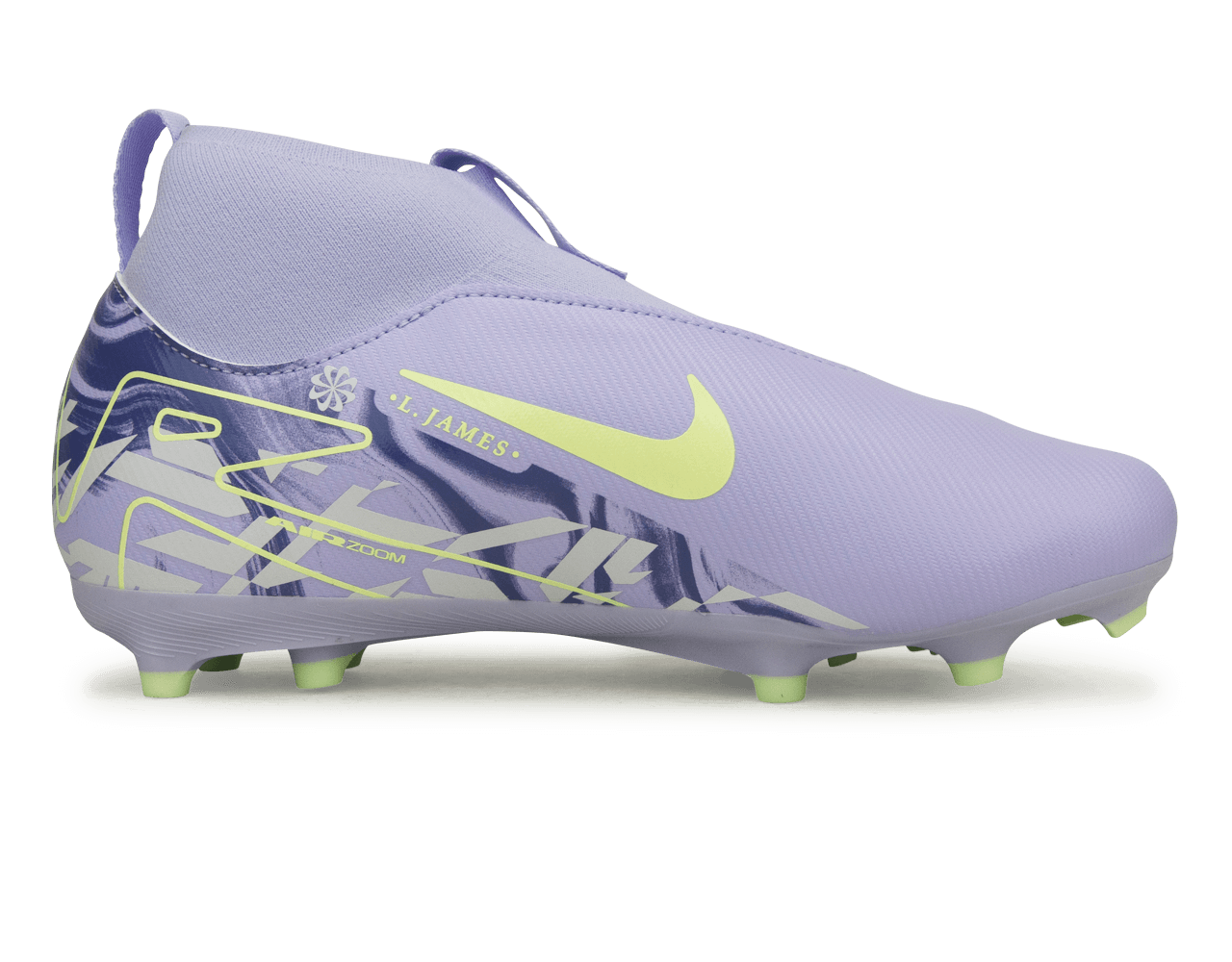 Nike Kids United Mercurial Superfly 10 Academy FG/MG Purple Agate/Barely Volt