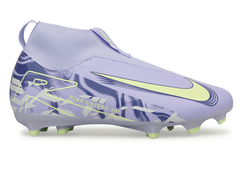 Nike Kids United Mercurial Superfly 10 Academy FG/MG Purple Agate/Barely Volt