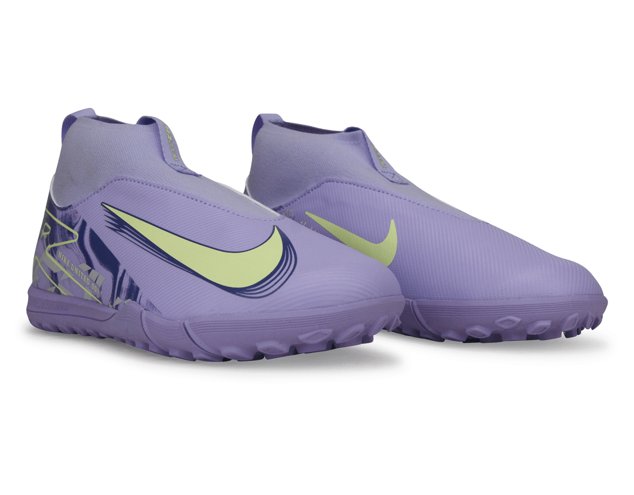Nike Kids United Zoom Mercurial Superfly 10 Academy TF Purple Agate/Barley Volt