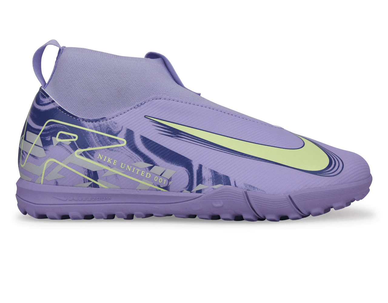 Nike Kids United Zoom Mercurial Superfly 10 Academy TF Purple Agate/Barley Volt
