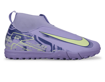 Nike Kids United Zoom Mercurial Superfly 10 Academy TF Purple Agate/Barley Volt