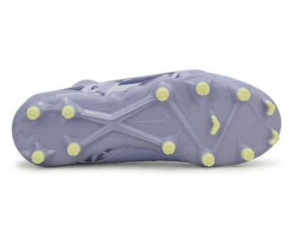 Nike Kids United Phantom Luna II Academy FG Purple Agate/Barely Volt