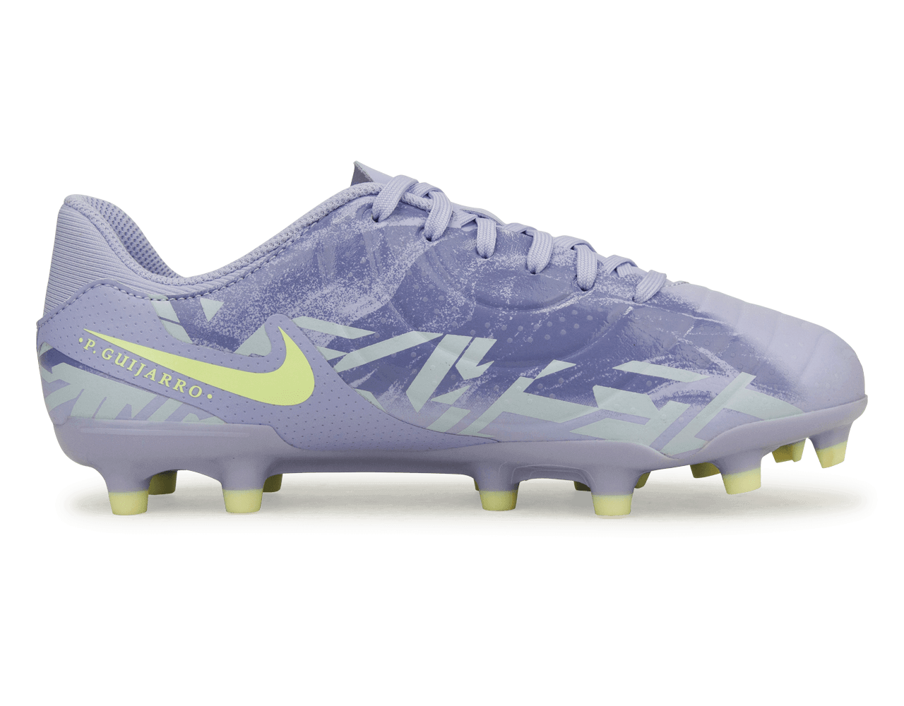 Nike Kids United Tiempo Legend 10 Academy FG/MG Purple Agate/Barely Volt