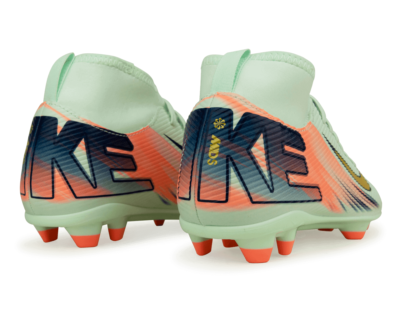 Nike Kids Zoom Mercurial Superfly 10 Club MDS 009 FG/MG Barely Green/Metallic Gold