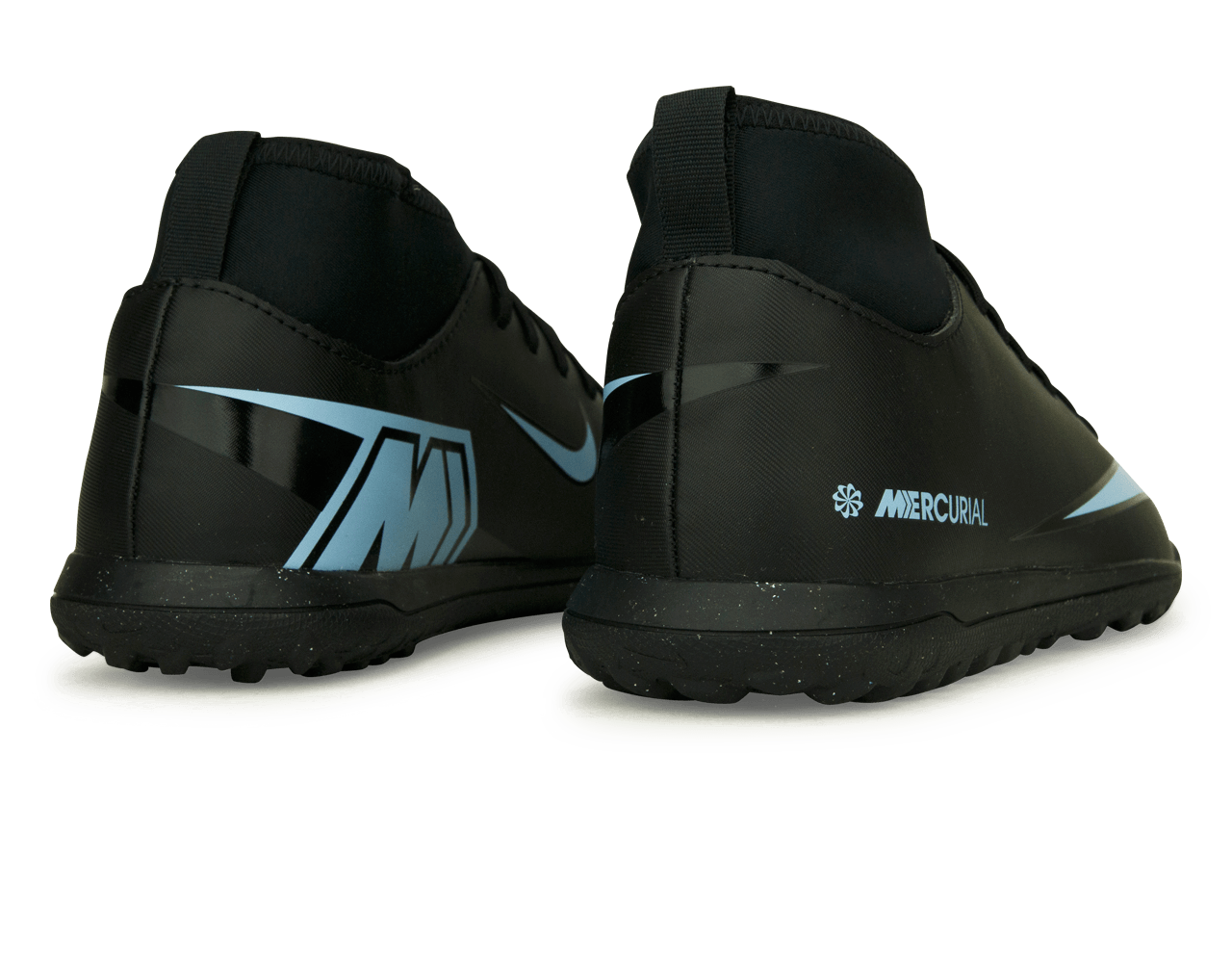 Nike Kids Zoom Mercurial Superfly 10 Club TF Black/Ice Blue
