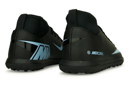 Nike Kids Zoom Mercurial Superfly 10 Club TF Black/Ice Blue