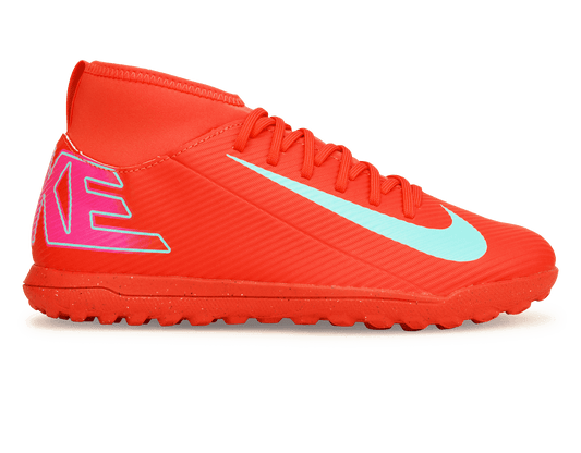 Nike Kids Zoom Mercurial Superfly 10 Club TF Ember Glow/Aurora Green