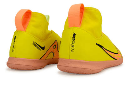 Nike Kids Zoom Mercurial Superfly 9 Academy IC Yellow Strike/Volt Ice