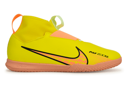 Nike Kids Zoom Mercurial Superfly 9 Academy IC Yellow Strike/Volt Ice