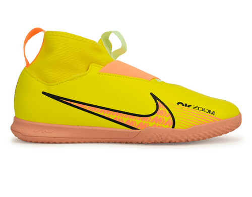 Nike Kids Zoom Mercurial Superfly 9 Academy IC Yellow Strike/Volt Ice