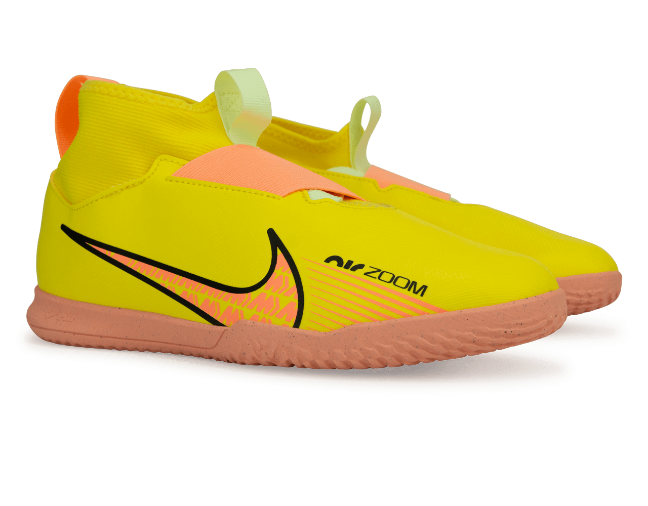 Nike Kids Zoom Mercurial Superfly 9 Academy IC Yellow Strike/Volt Ice