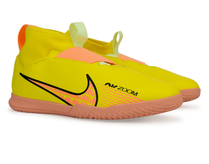 Nike Kids Zoom Mercurial Superfly 9 Academy IC Yellow Strike/Volt Ice