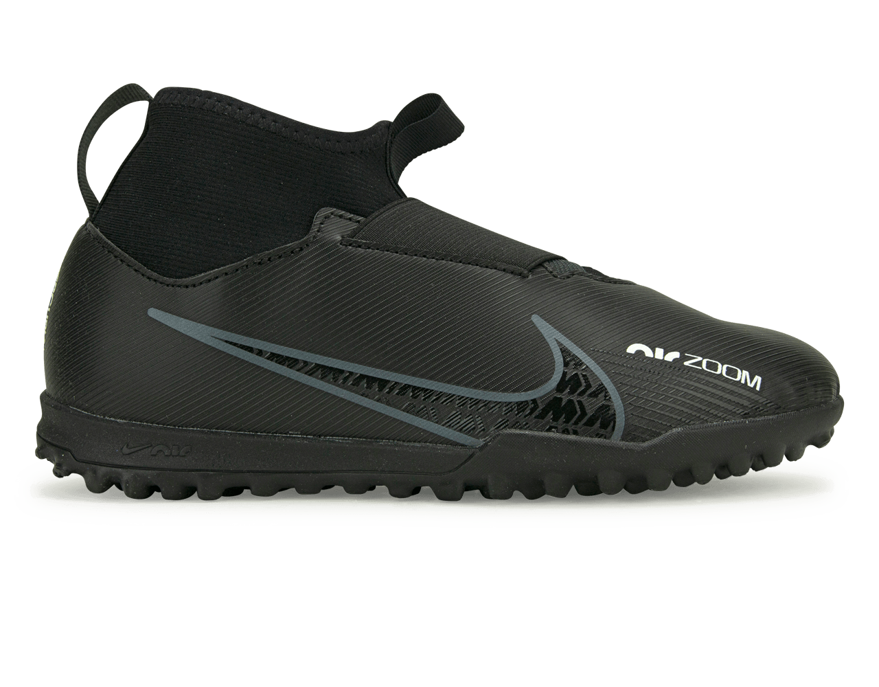 Nike Kids Zoom Mercurial Superfly 9 Academy TF Black/Smoke Grey