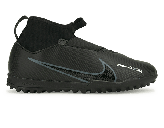 Nike Kids Zoom Mercurial Superfly 9 Academy TF Black/Smoke Grey