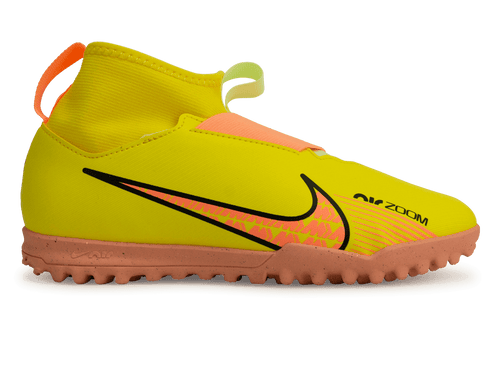 Nike Kids Zoom Mercurial Superfly 9 Academy TF Yellow Strike/Volt Ice